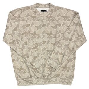 Duck Blind - State of Mine Men's Long Sleeve Pullover Camo Crew Fleece Sweatshir